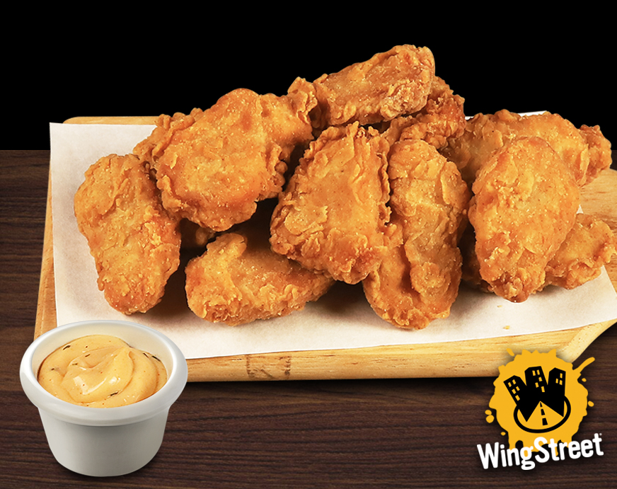 Spicy Nuggets with Spicy Garlic Dip