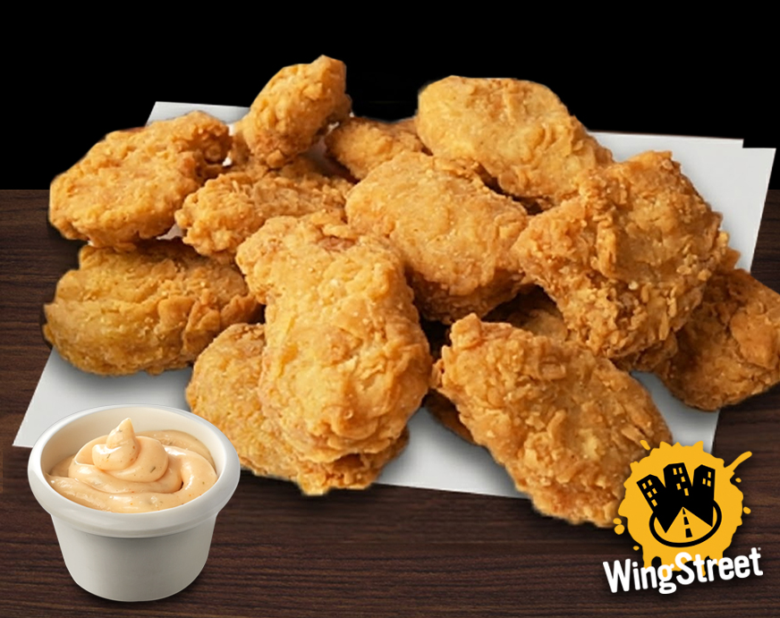 Chicken Nuggets with Honey Butter Sauce